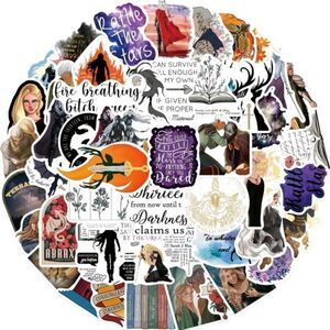 ACOTAR Throne of Glass Sarah J Maas Stickers